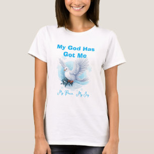 私の神の平和と喜び Tシャツ