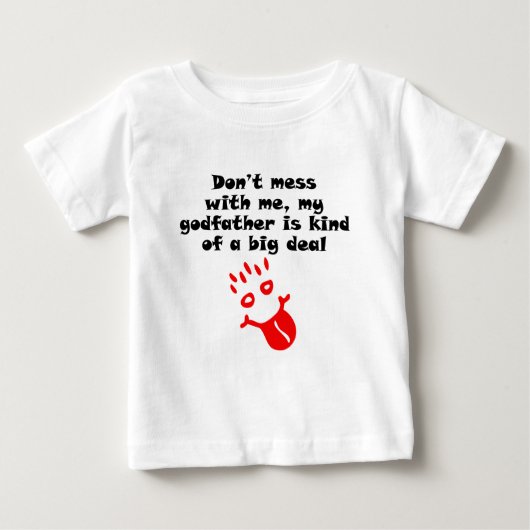 私の神の父はちょっと大事です ベビーTシャツ (正面)
