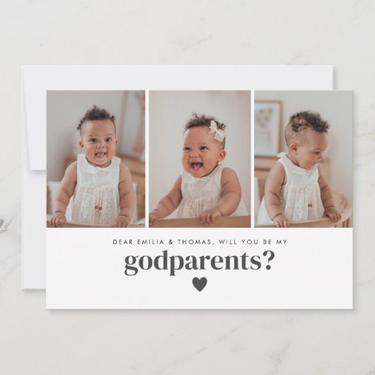 私の神の風景の写真の提案になる 招待状 (正面)