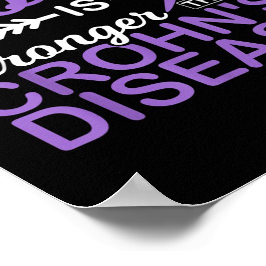 私の神はクーンズ病認識度より強い ポスター (角)