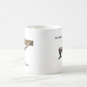 私の神はハンマーを運びます コーヒーマグカップ (中央)