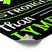 私の神はリンパ腫認識度ハートより強い ポスター (角)