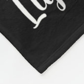 私の神はルパスパープルリボンよりも強い フリースブランケット (角)