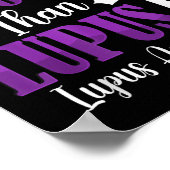 私の神はルパスパープルリボンよりも強い ポスター (角)