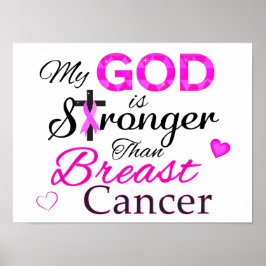 私の神は乳がんよりも強い ポスター