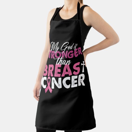 私の神は乳がんクリスチャンよりも強い エプロン (インサイチュ)