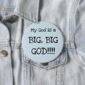 私の神は大きく、大きい神!です!!  大きいボタン 缶バッジ (インサイチュ)