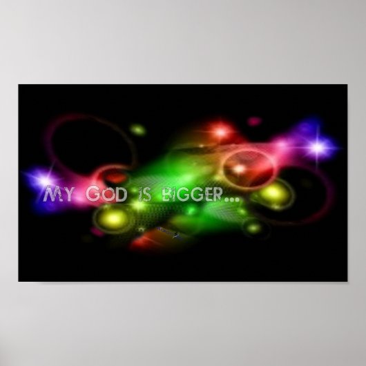 私の神は大きなポスターである ポスター (正面)