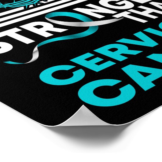 私の神は子宮頸がん認識度より強い ポスター (角)