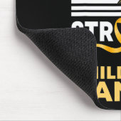 私の神は小児がんの金ゴールドリブよりも強い マウスパッド (コーナー)