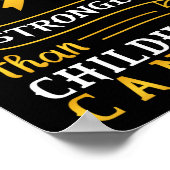 私の神は小児がんよりも強い ポスター (角)