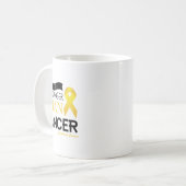 私の神は小児がんより強い Te コーヒーマグカップ (正面左)
