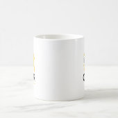 私の神は小児がんより強い Te コーヒーマグカップ (中央)