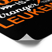 私の神は白血病の認識度戦士より強い ポスター (角)