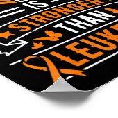 私の神は白血病生存者よりも強い ポスター (角)