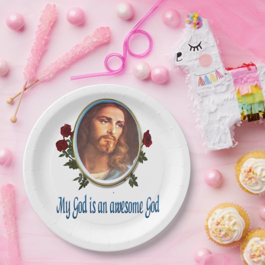 私の神は神素晴らしだ ペーパープレート (パーティー)
