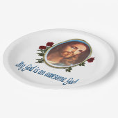 私の神は神素晴らしだ ペーパープレート (アングル)