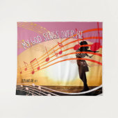 私の神は私にキリスト教の教会を歌う タペストリー (正面(横))