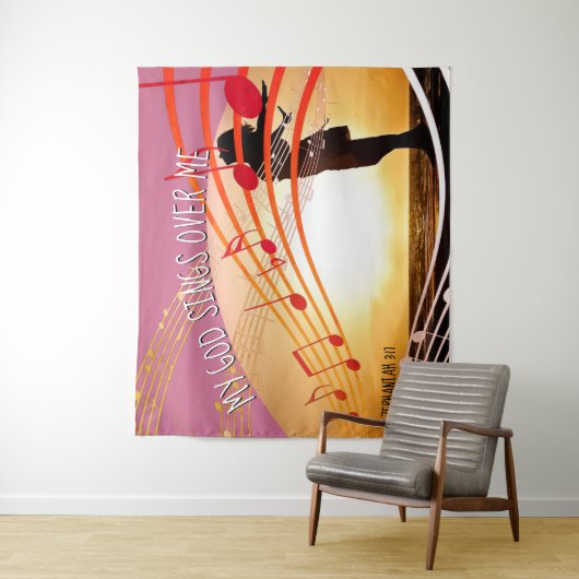 私の神は私にキリスト教の教会を歌う タペストリー (インサイチュ)