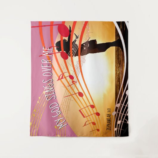 私の神は私にキリスト教の教会を歌う タペストリー (正面)