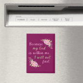 私の神は私の内にいるからだ（ワイン） マグネット (インサイチュ (食洗機))