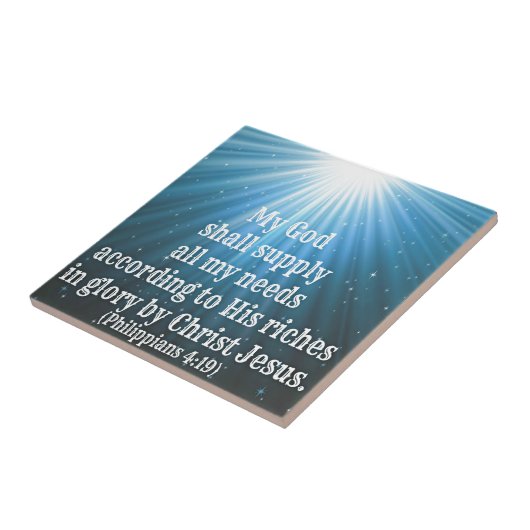 私の神は私のneeds.jpgをすべて供給します タイル (側面)