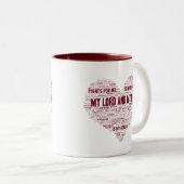 私の神は私を愛している – 11 oz Mug ツートーンマグカップ (正面右)