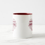 私の神は私を愛している – 11 oz Mug ツートーンマグカップ (中央)