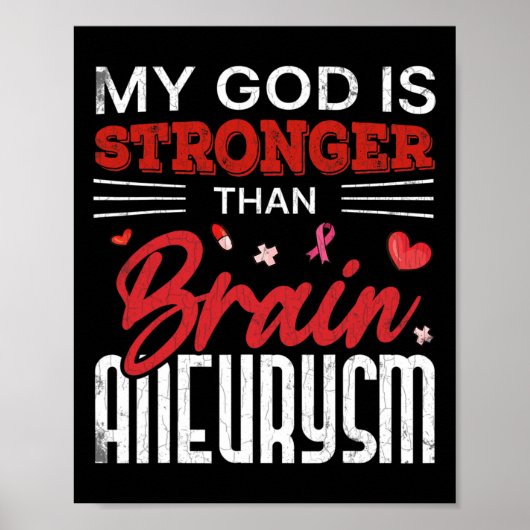 私の神は脳動脈瘤認識度Gより強い ポスター (正面)