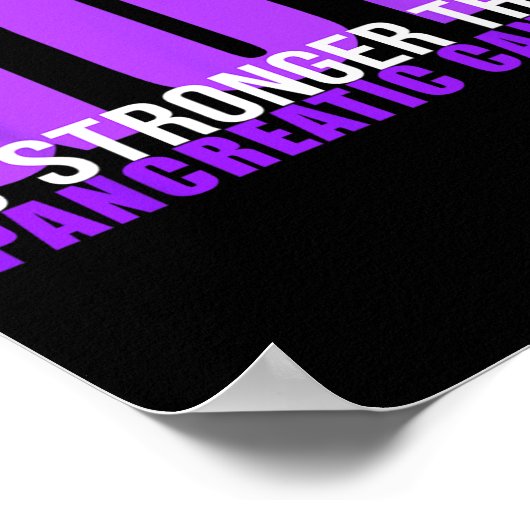 私の神は膵臓がん患者よりも強い ポスター (角)