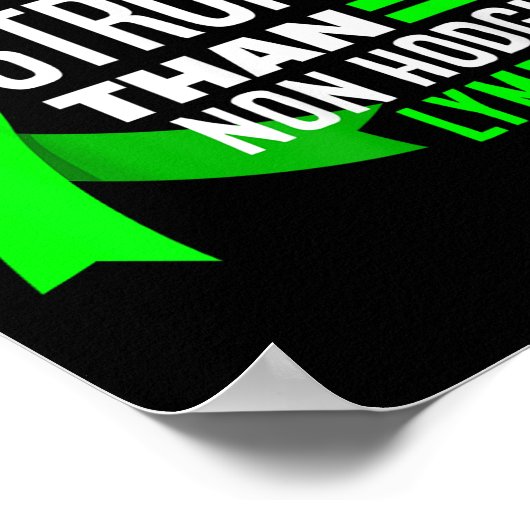 私の神は非ホジキンリンパ腫を認識するより強い ポスター (角)