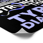 私の神は1型糖尿病認識度より強い ポスター (角)