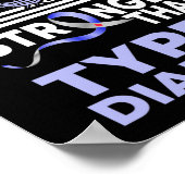 私の神は2型糖尿病認識度より強い ポスター (角)