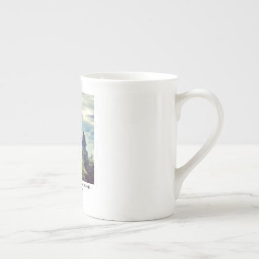 私の神は-骨灰磁器のマグを直します ボーンチャイナマグカップ (右)