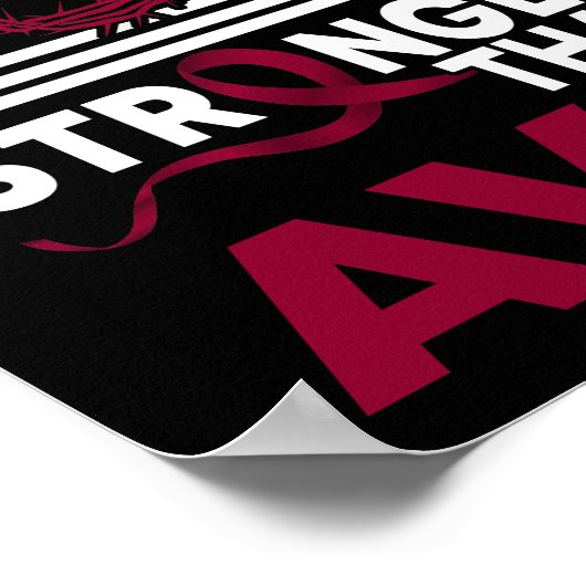 私の神はAVMのリボンよりも強い認識度 ポスター (角)