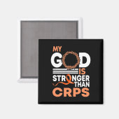 私の神はCrpsのリボンより強い認識度 マグネット (正面/裏面)