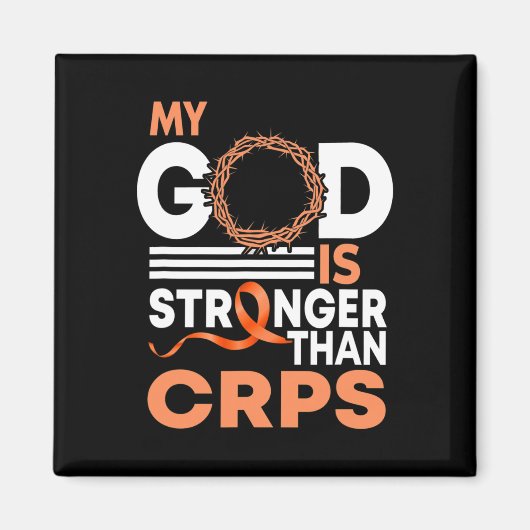 私の神はCrpsのリボンより強い認識度 マグネット (正面)