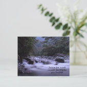 私の神をトレーニング葉書Psalm 86 ポストカード (スタンド正面)