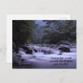 私の神をトレーニング葉書Psalm 86 ポストカード (正面/裏面)