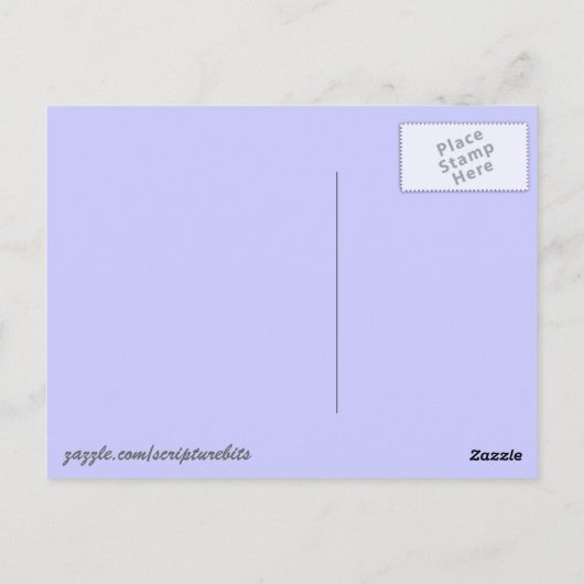 私の神感謝していは、私の中であなたを思い出すよ祈う ポストカード (裏面)