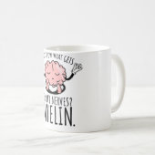 私の神経に何が掛かるか分かっているだろう神経科学 コーヒーマグカップ (正面右)