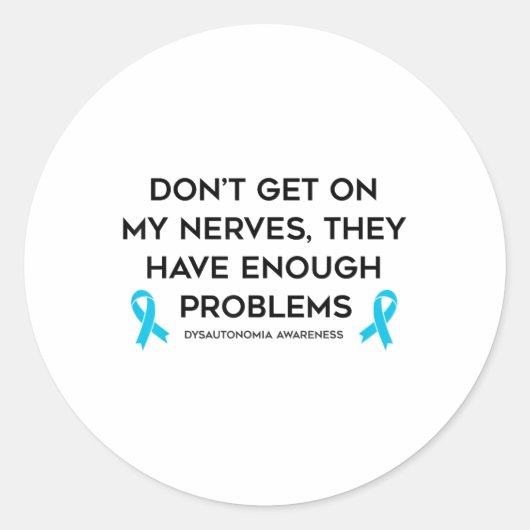 私の神経に異常な認識度 ラウンドシール (正面)