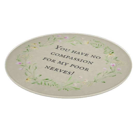 私の神経を哀れんでくれない!フローラ カッティングボード (角)