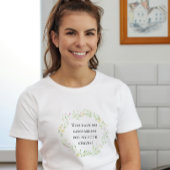 私の神経を哀れんでくれない!フローラ Tシャツ