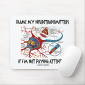 私の神経伝達物質の責任にしま注意しません マウスパッド (マウス)