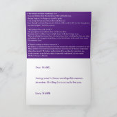 私の神聖さは私が見るもの全てを包み込む、ACIMカード カード (内部)