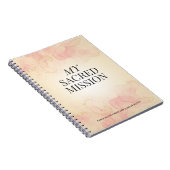 私の神聖な使命 – 旅のフェミニンジャーナル ノートブック (右側)