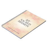 私の神聖な使命 – 旅のフェミニンジャーナル ノートブック (左側)