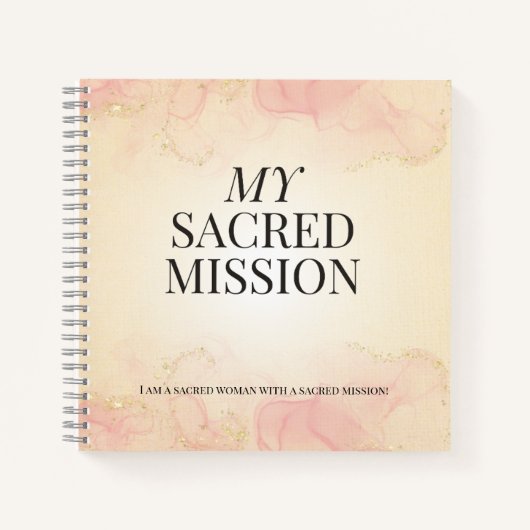 私の神聖な使命 – 聖なるジャーナル ノートブック (正面)