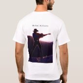 私の神… 私の国 Tシャツ (裏面)